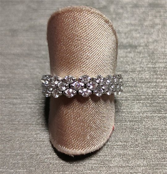 Anello Sangiorgi Preziosi Donna in Oro bianco Diamante M80C01010203920 - M80C01010203920